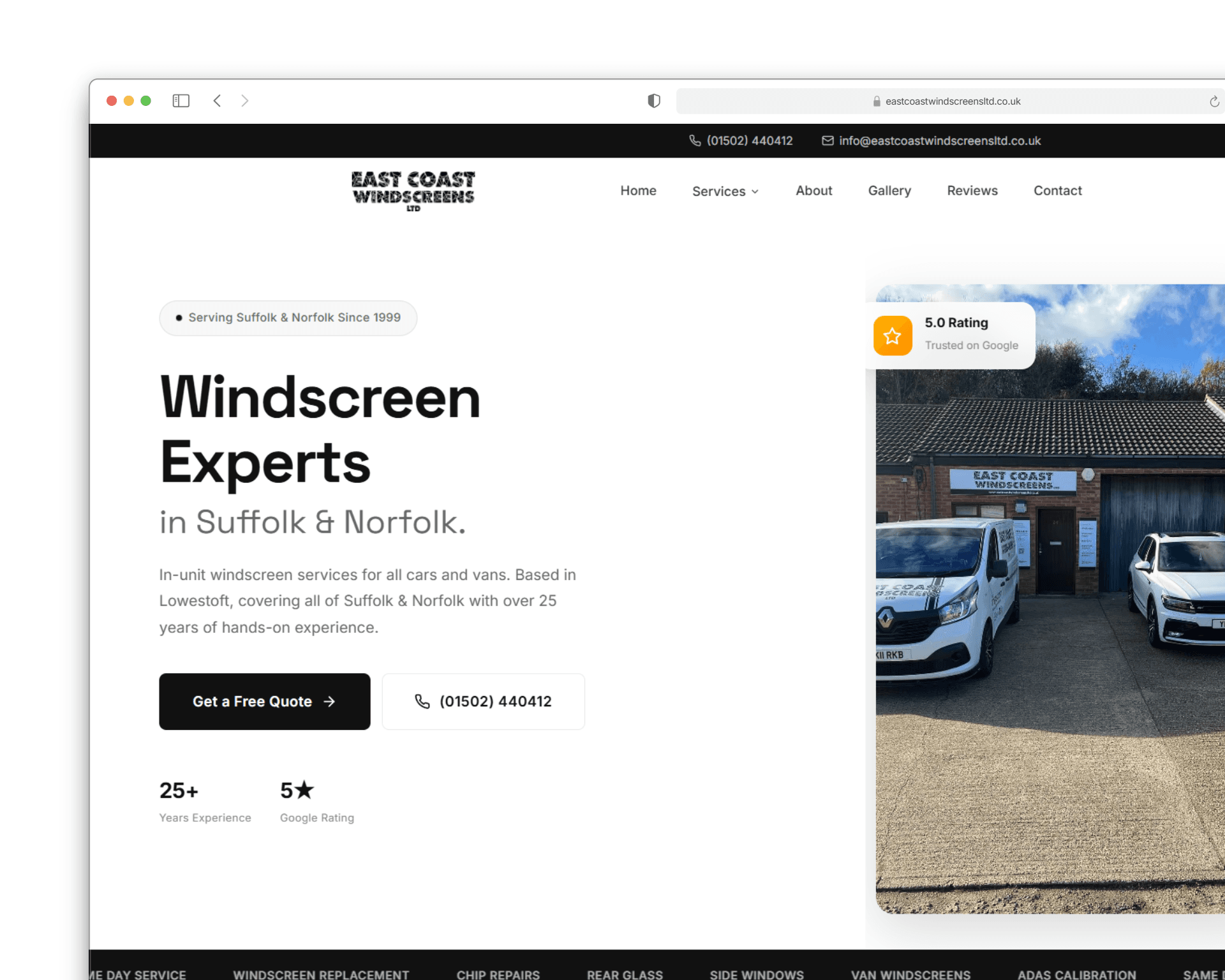 East Coast Windscreens